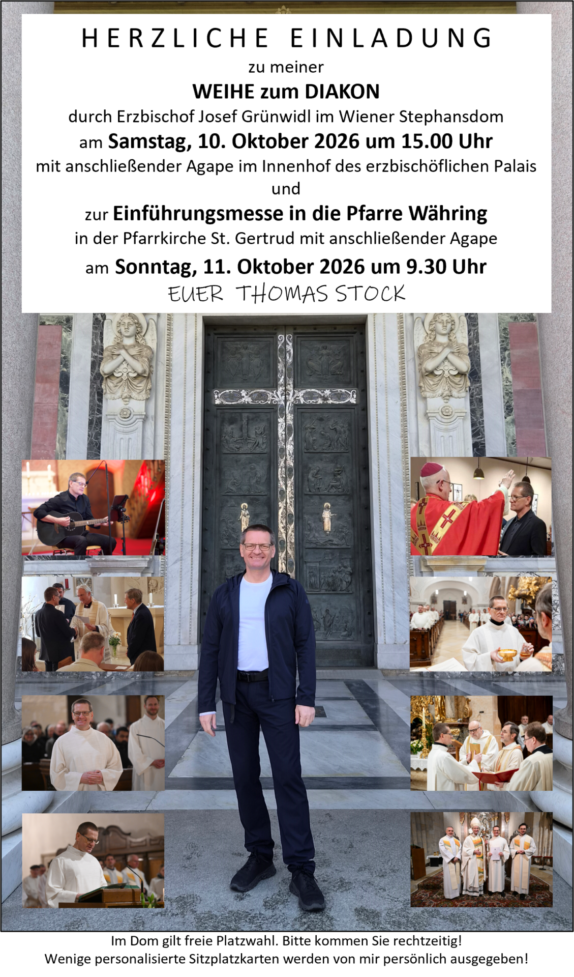 Einladung zur Diakonweihe 1